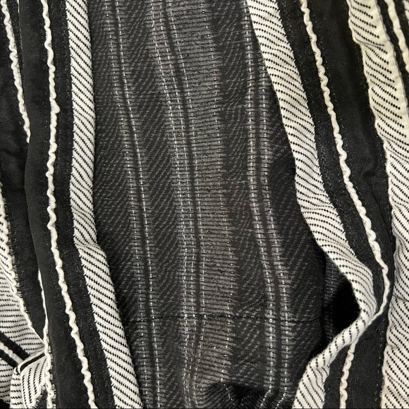 ZARA Trafaluc fall winter collection smock shirt tunic, 28, white black stripes - Picture 5 of 10
